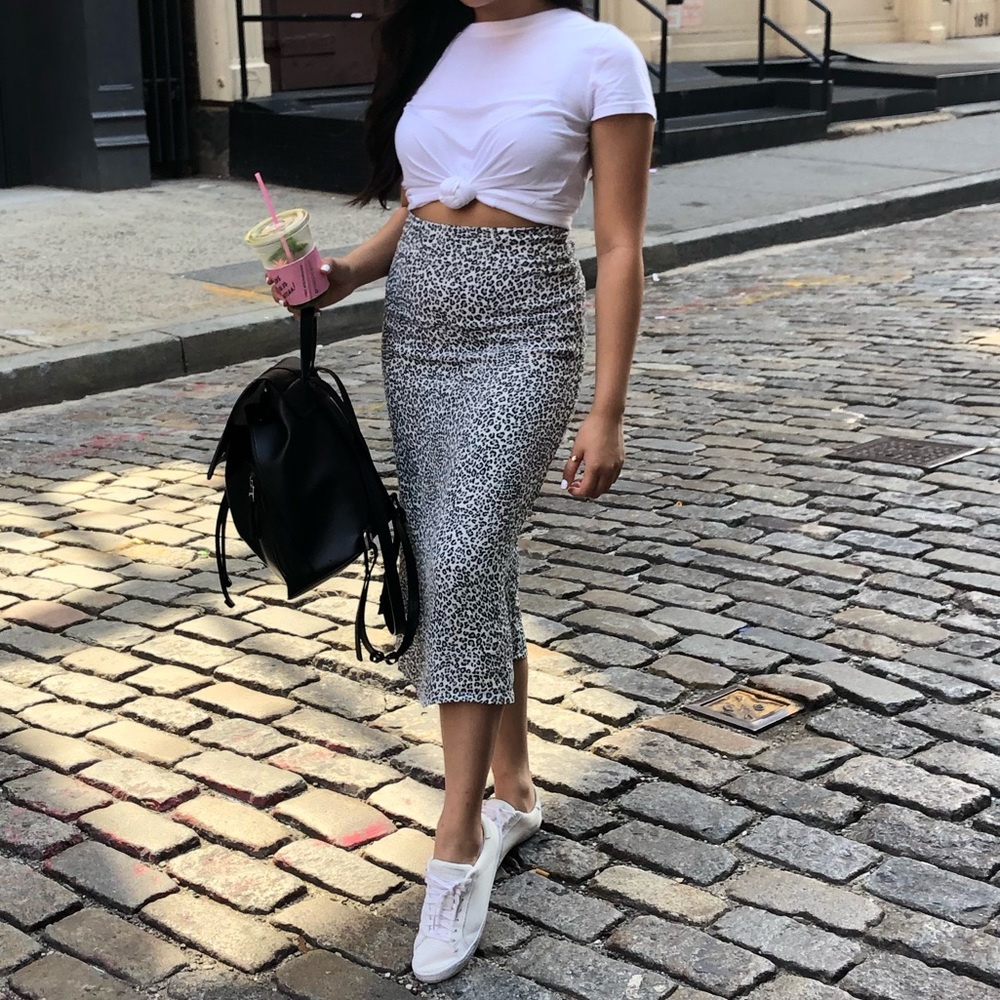 Leopard Skirt Brandy Melville Phoebe